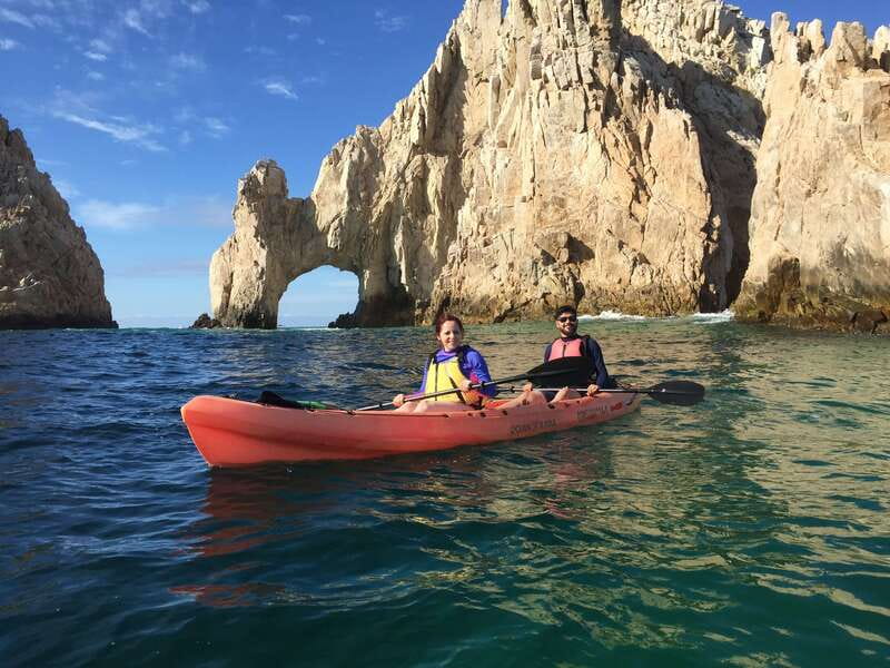 Los Cabos: The Arch and Lover's Beach Kayaking + Snorkeling - The Arch close-up, plus a sea lion colony you glide past