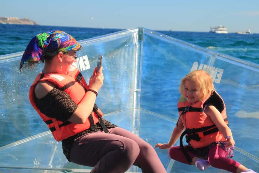 Los Cabos Tour to the Arch in a Transparent Boat - A Transparent Boat Makes The Arch Feel Close