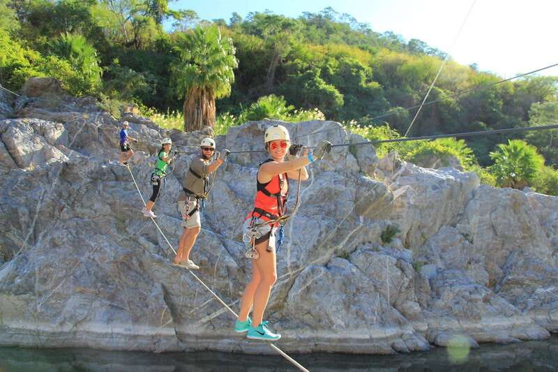 Los Cabos: Zip Lines and UTVs with Mexican Lunch and Drinks - The 500m final zip line and camp break with real downtime