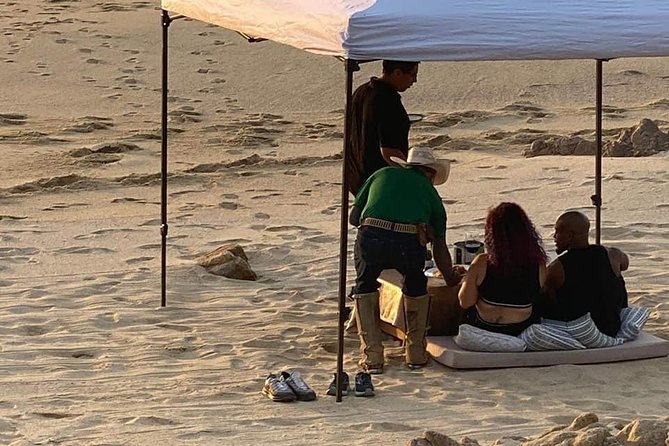 Love is in the air: Private Cabo Beach Sunset Horse Ride W Dinner - Your Guide Matters: Gabriel, Emmanuel, Cedillo, and Brian