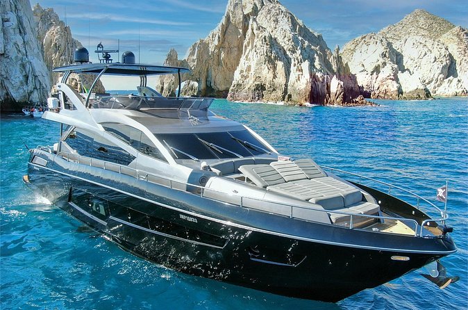 Luxury Black Yacht in Cabo - Stop 2: El Arco photos and the sea lion moment