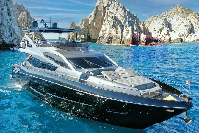 Luxury Black Yacht in Cabo - Stop 3: Pacific Coast cruise, the scenery run plus marine life odds