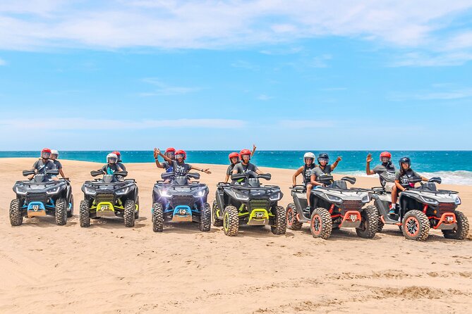 Migriño Beach And Dunes ATV Tour in Cabo - Playa Migrino time: dunes, ocean views, and whale season moments
