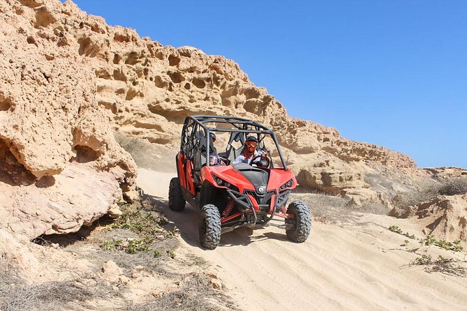 Migriño & Desert off-road Tour UTV Adventure - Margarita Beach: the payoff stop, not just a parking lot