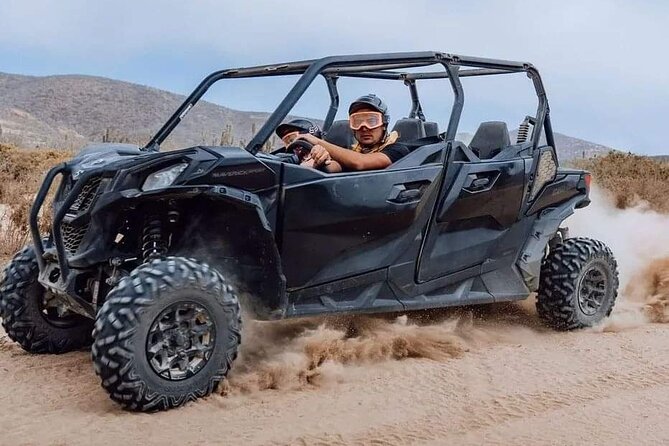 Off-Road Cabo Adventure: Desert & Beach Ride Plus Tequila Tasting - Safety Gear, Water, and Guides Like Alberto and Cedillo