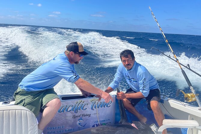 Pacifictime too sports fishing in Cabo San Lucas - What is included versus what costs extra once you are on the water