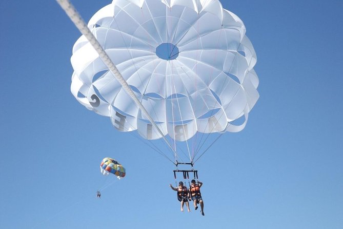 Parasailing - Crew support, safety vibe, and the free photos on Facebook