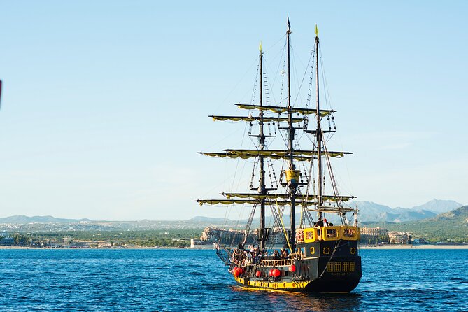 Pirate Ship Sunset Dinner and Show in Los Cabos - Safety and comfort on a ship built for stunts, not quiet dinners
