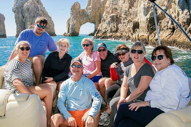 Private Customized Tritoon Boat rental, Snorkeling, Sunset. - Private tritoon flexibility in Cabo San Lucas Bay