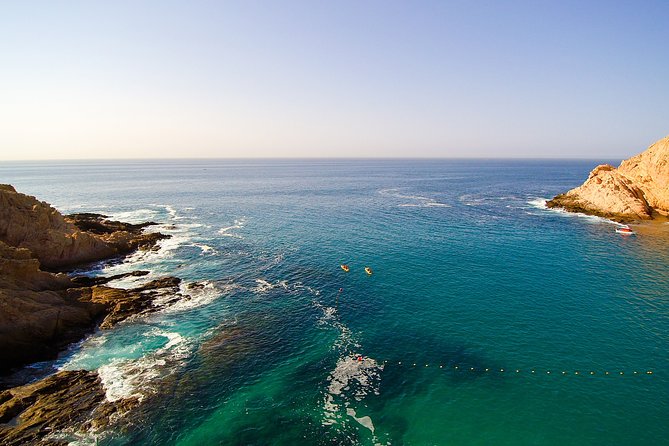 Private Glass bottom Kayak and snorkel at two Bays - Stop 3: Chileno Bay snorkeling, corals, and your best wildlife odds
