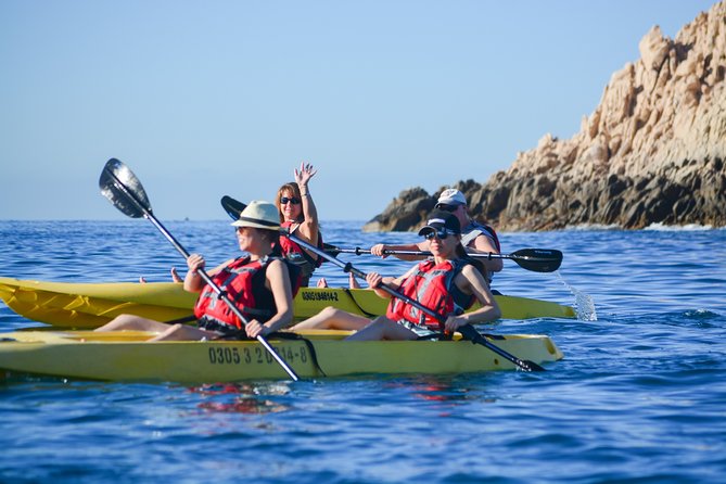 Private Glass bottom Kayak and snorkel at two Bays - Stop 2: Santa María Beach briefing and the kayak paddle toward Chileno