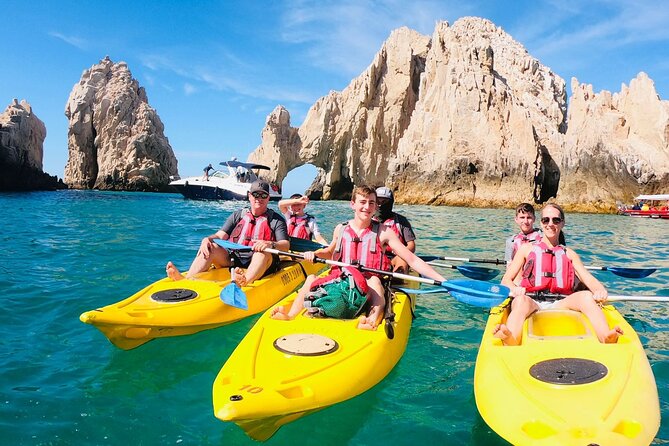 Private Los Cabos Arch and Playa del Amor Tour by Glass Bottom Kayak - Playa del Amor: Crystal Water, Big Waves, and a Decision on Shore