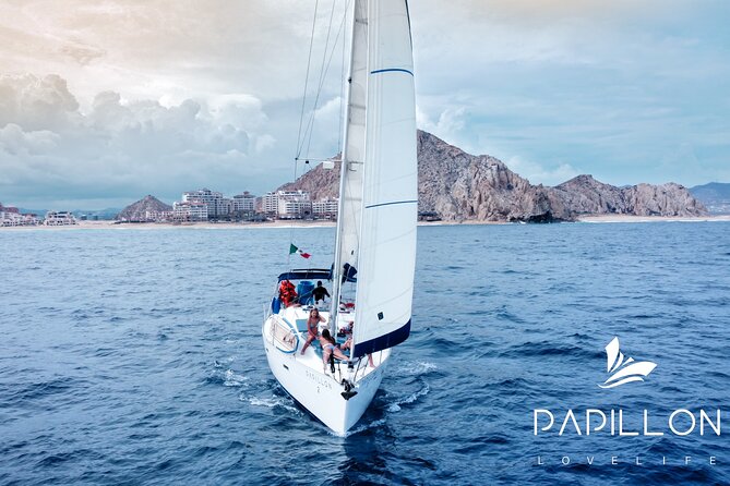 Private Sailboat tour in Cabo San Lucas with Papillon Yachts - Entering Cabo’s Arch and meeting the sea lions