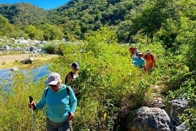 PRIVATE Sierra de Laguna Hiking & Natural Water Swim Waterfall - What to wear and bring for a cold-water day in the desert