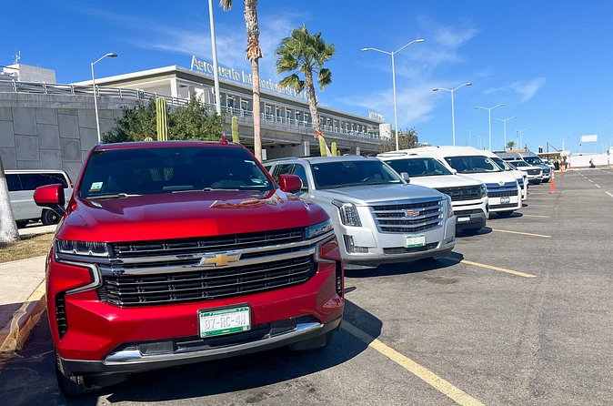 Private SUV Transfers Airport to San Jose Del Cabo Hotels - Group value: $174.65 per up to 6, and how to think about it
