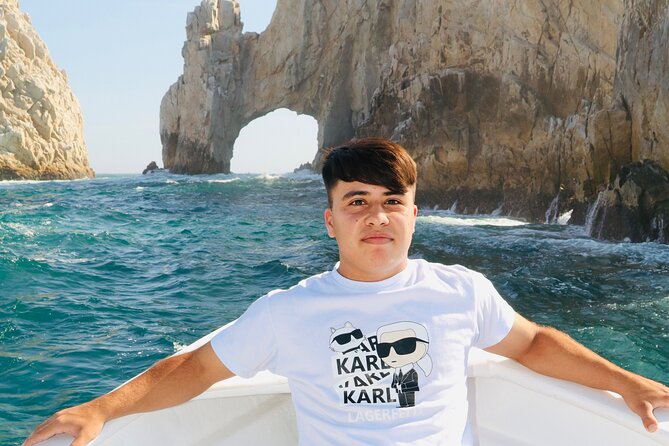 Private Tour to the Arch of Cabo San Lucas by Glass Bottom Boat - The guide’s walkthrough: Divorce Beach and the Lover’s Beach sides