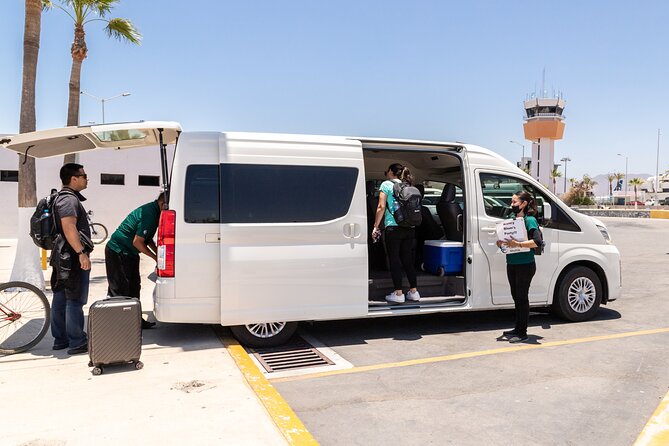 Private VAN Round-Trip from Airport to Cabo San Lucas Pacific - Family-friendly details: car seats, boosters, and service animals