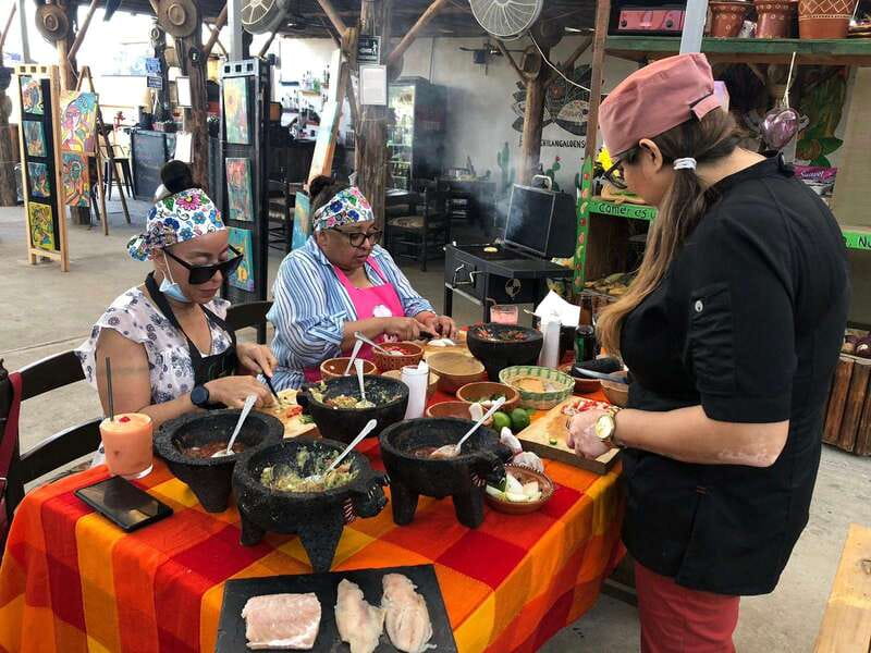 San José del Cabo:Cooking Class +Margaritas & Mezcal tasting - Ceviche, roasted salsa, and guacamole, plus optional favorites