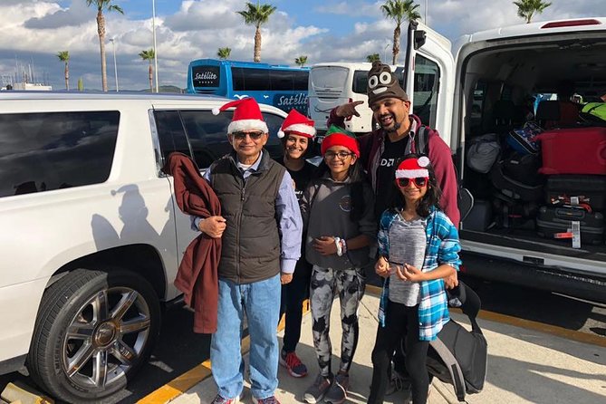 SJD Airport to Cabo San Lucas - One way service - The ride: private vehicle, bilingual driver, and included drinks