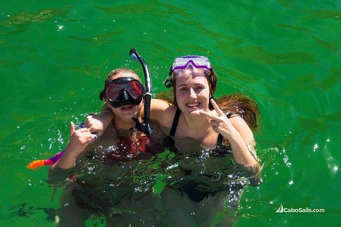 Snorkeling in Cabo San Lucas on 35' Sea Amore Trimaran - Crew energy, safety habits, and why it matters for first-timers