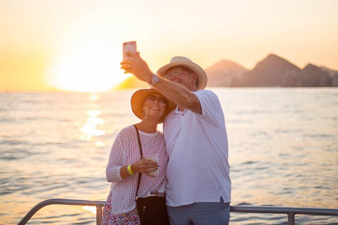 Sunset Cruise in Los Cabos with Jazz and Wine - What is included: unlimited bar, gourmet bites, and real snack timing