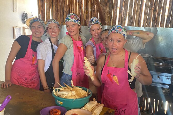 Tamales or chiles rellenos cooking class,tequila & Mezcal tasting - Alma de Mexico in Centro: Where the Evening Starts