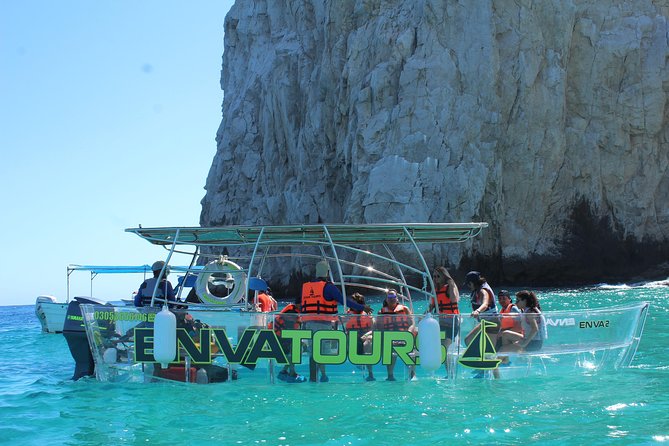 Tours in Cabo, Paseo al Arco and Fin de la Tierra in the only Clear Boat - Photos: included in spirit, purchased in reality