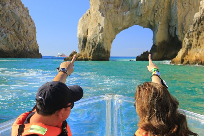Tours in Cabo, Paseo al Arco and Fin de la Tierra in the only Clear Boat - Getting started at Envatours CaboMarina (and finding your boat fast)