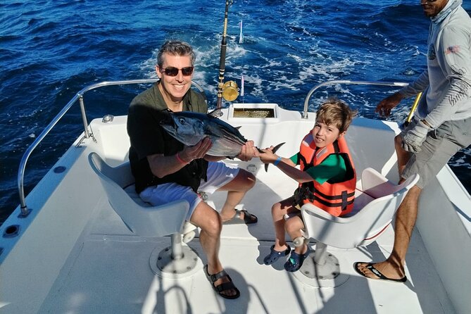 Ultimate Fishing Experience in Cabo - The catch and the bonus: marlin, dorado, bonito, and sea life sightings