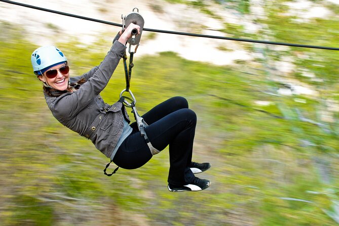 Zipline Extreme at Canopy Costa Azul: suspension bridge, rappel and ziplines - Pickup and timing in San Jose del Cabo: save your energy for the canyon