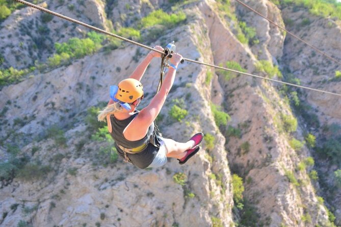 Zipline & Rappel Adventure in Cabo - The Zipline Part: Smooth Pulley Brakes and Real Coaching