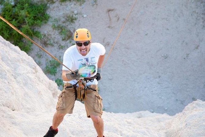Ziplines and Rappelling at Costa Azul - What you actually do: 7 ziplines, rappelling, and the suspension bridge